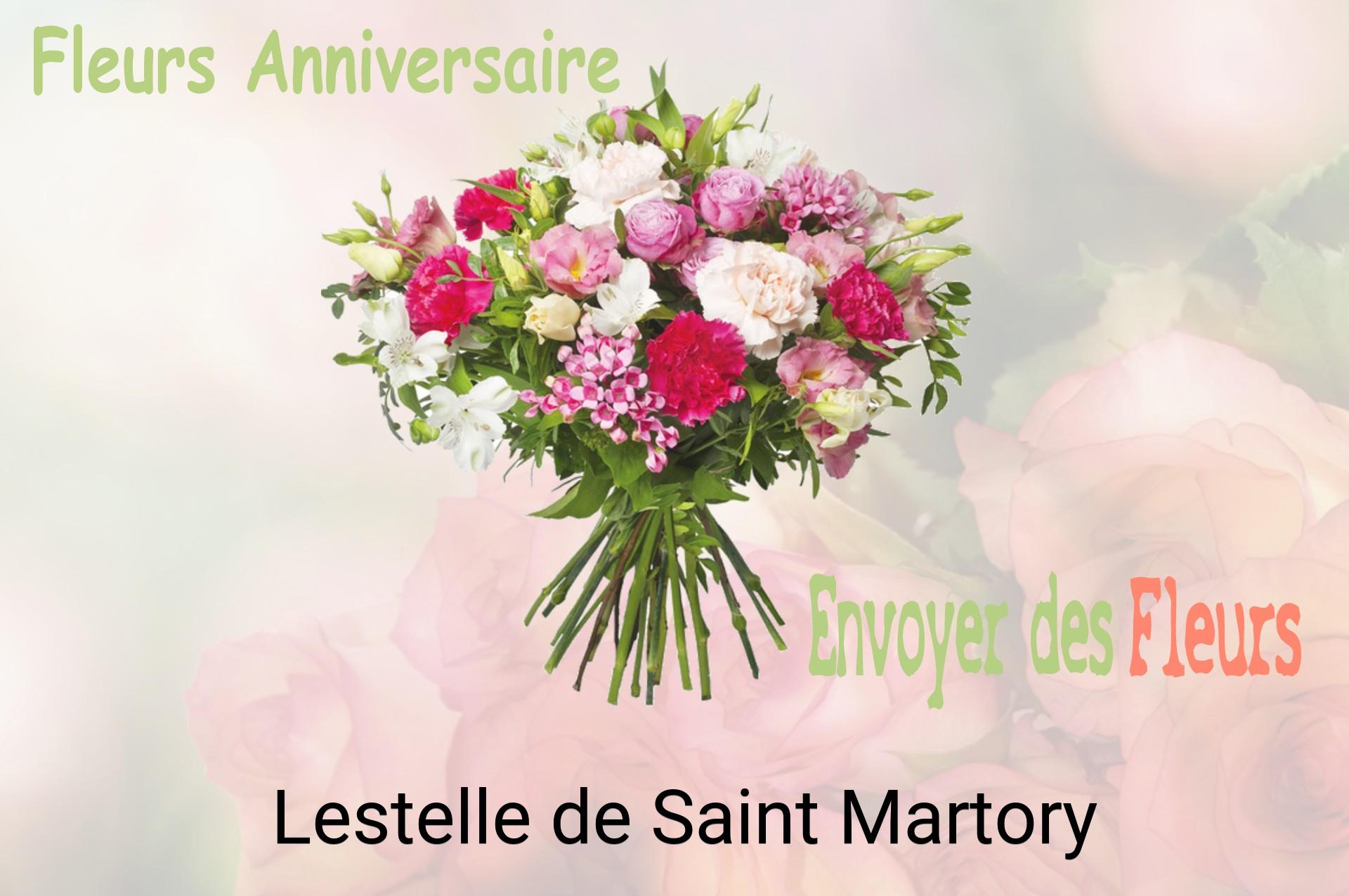Bouquet de fleurs d’anniversaire livré à Lestelle-de-Saint-Martory