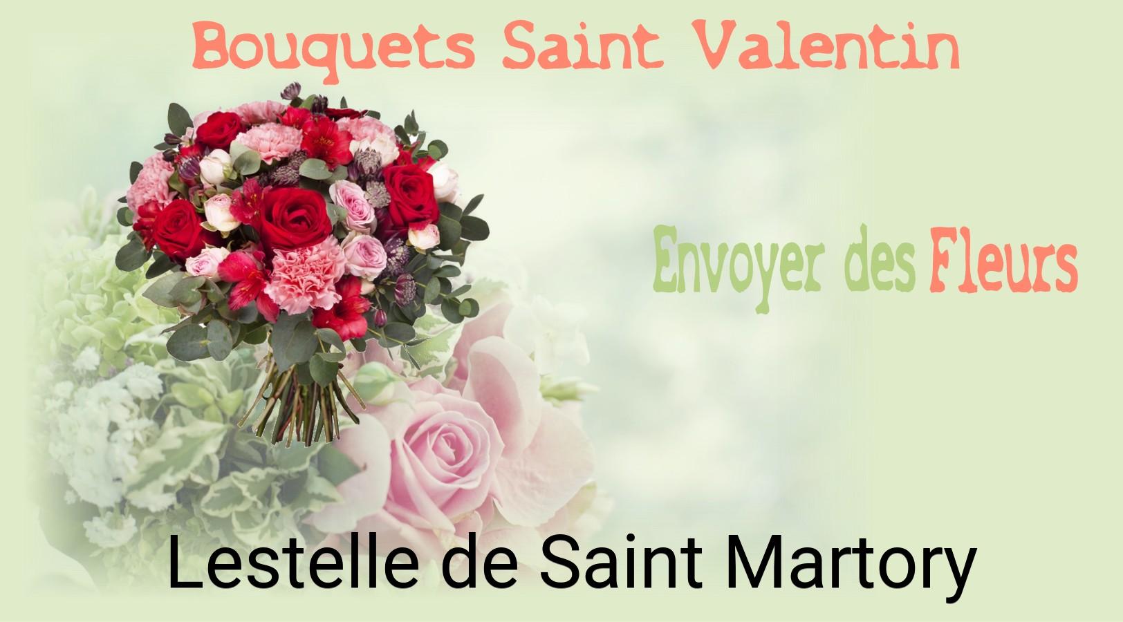 Roses de Saint-Valentin livrées à Lestelle-de-Saint-Martory